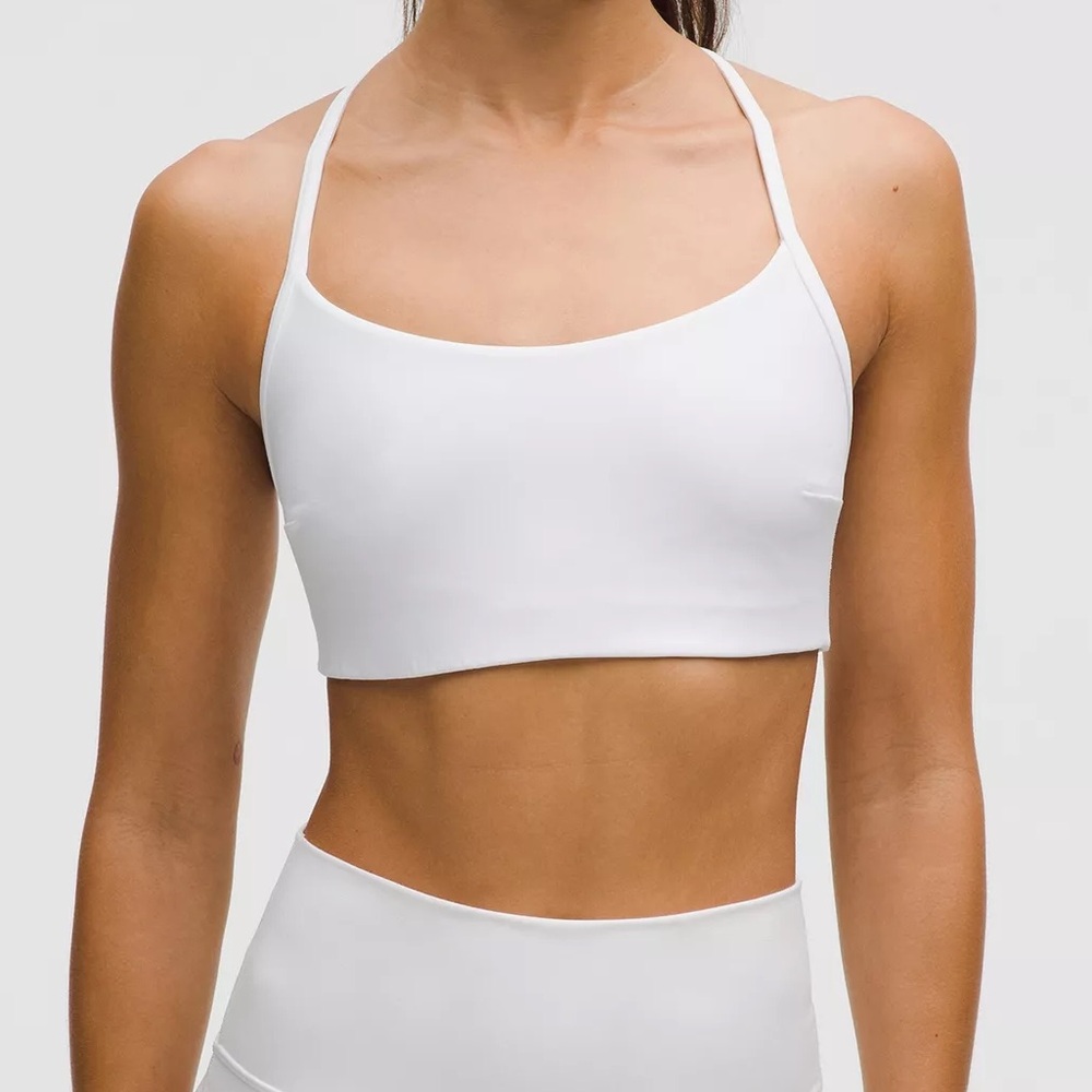 lululemon athletica White Strappy Sports Bra